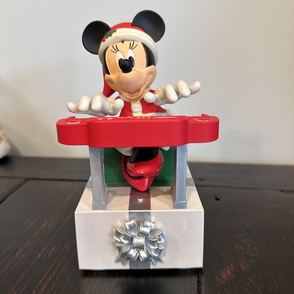 Hallmark Disney WORKS Mickey's Wireless Band MINNIE PLAYS PIANO Christmas Tested